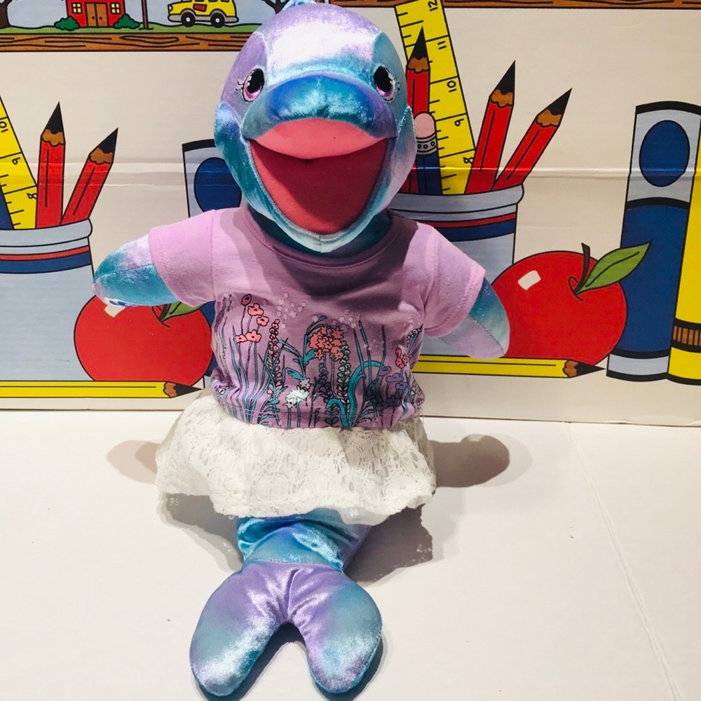 Sea Splash 16” Plush Dolphin Build A Bear